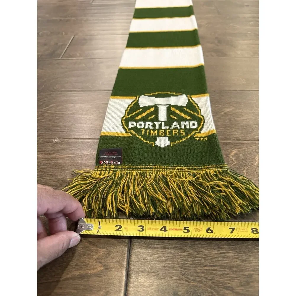 Ruffneck Scarves Multicolored Portland Timbers MLS Scarf Size 66x7 100% Acrylic